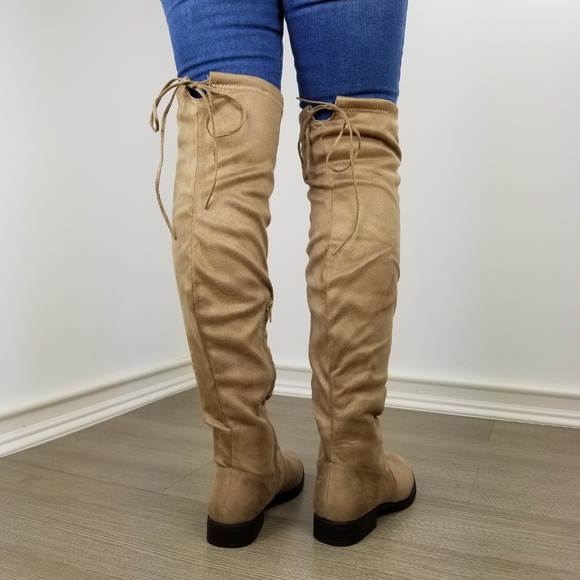 Sexy over the knee boots with lace up back-ii - Picture 8 of 8